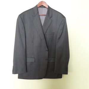 Lauren Ralph Lauren Grey Wool Blazer Size 46R -012